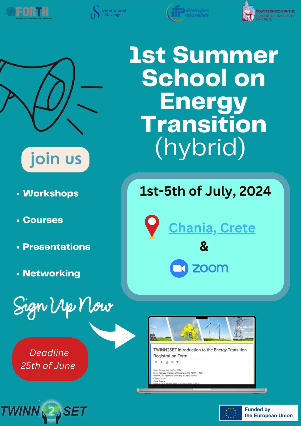 TWINN2SET 1st summer school